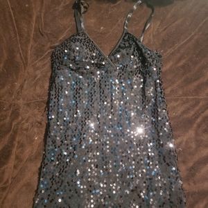 Black sparkly dress, size medium from Forever 21